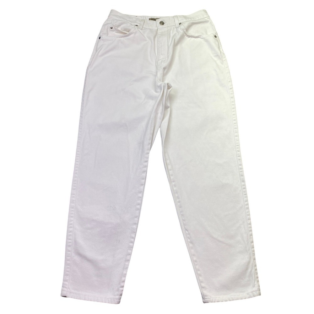 VTG Levis 900 Series Jeans Womens 12 White High Rise Tapered Mom USA